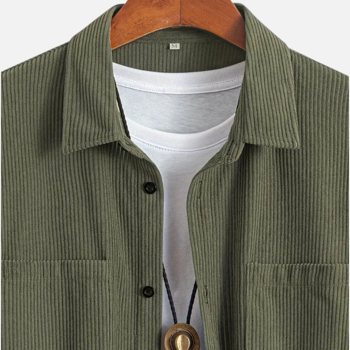 Just-Outlet | Men’s Corduroy Shirt Jacket – Effortless Smart-Casual Charm