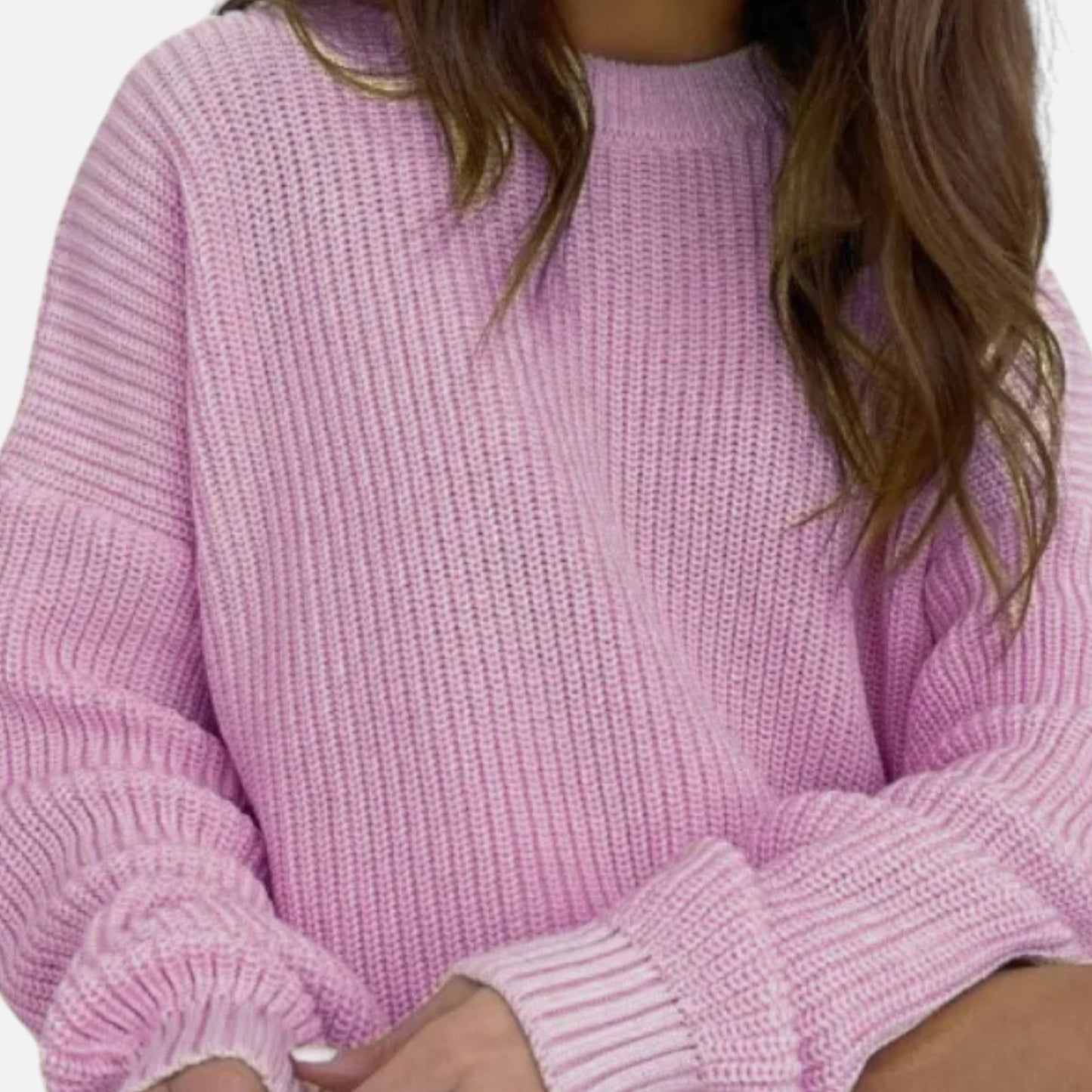 Just-Outlet | Women’s Knitted Sweater – Classic Everyday Style