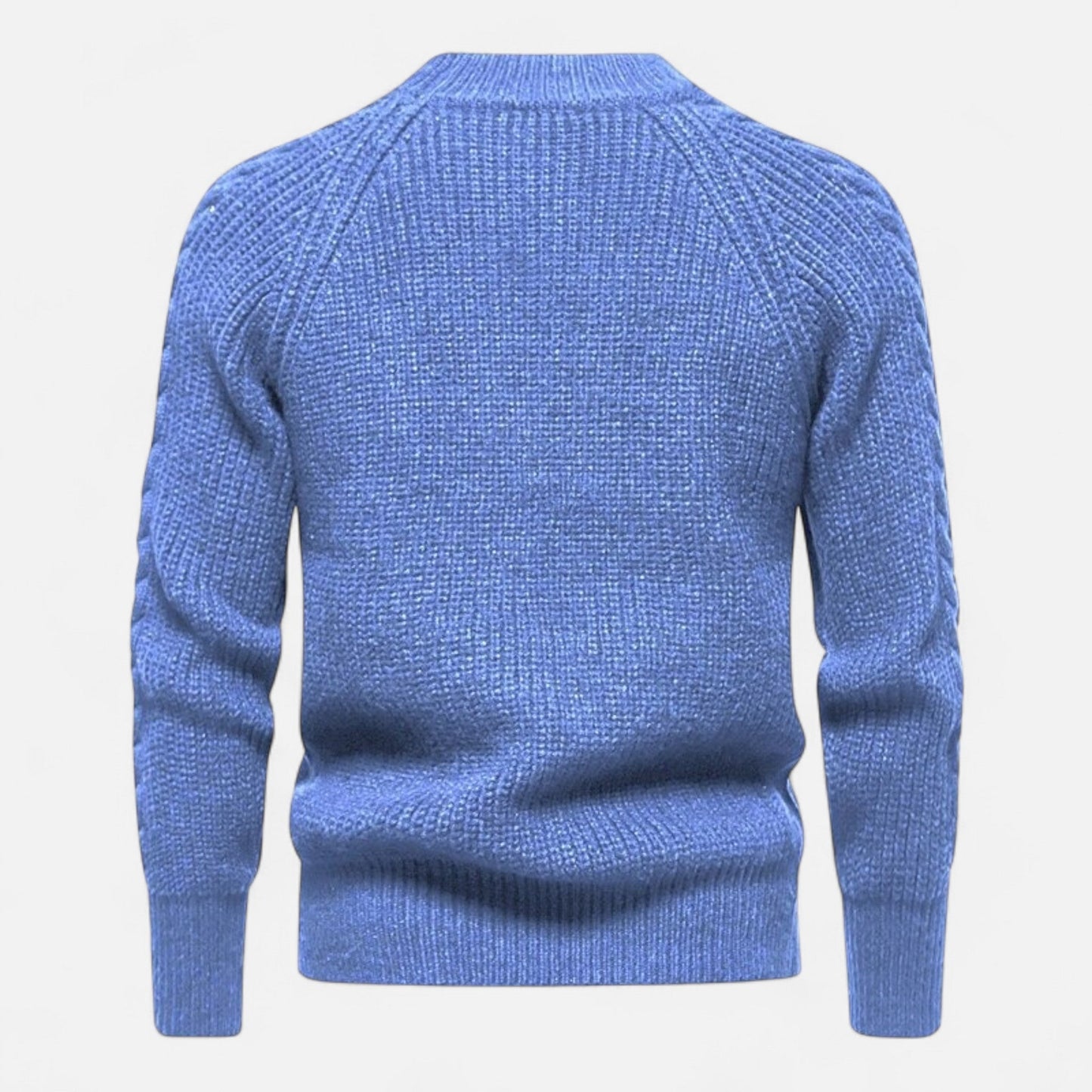 Just-Outlet | Men’s Slim-Fit Sweater – Ribbed Knit Elegance