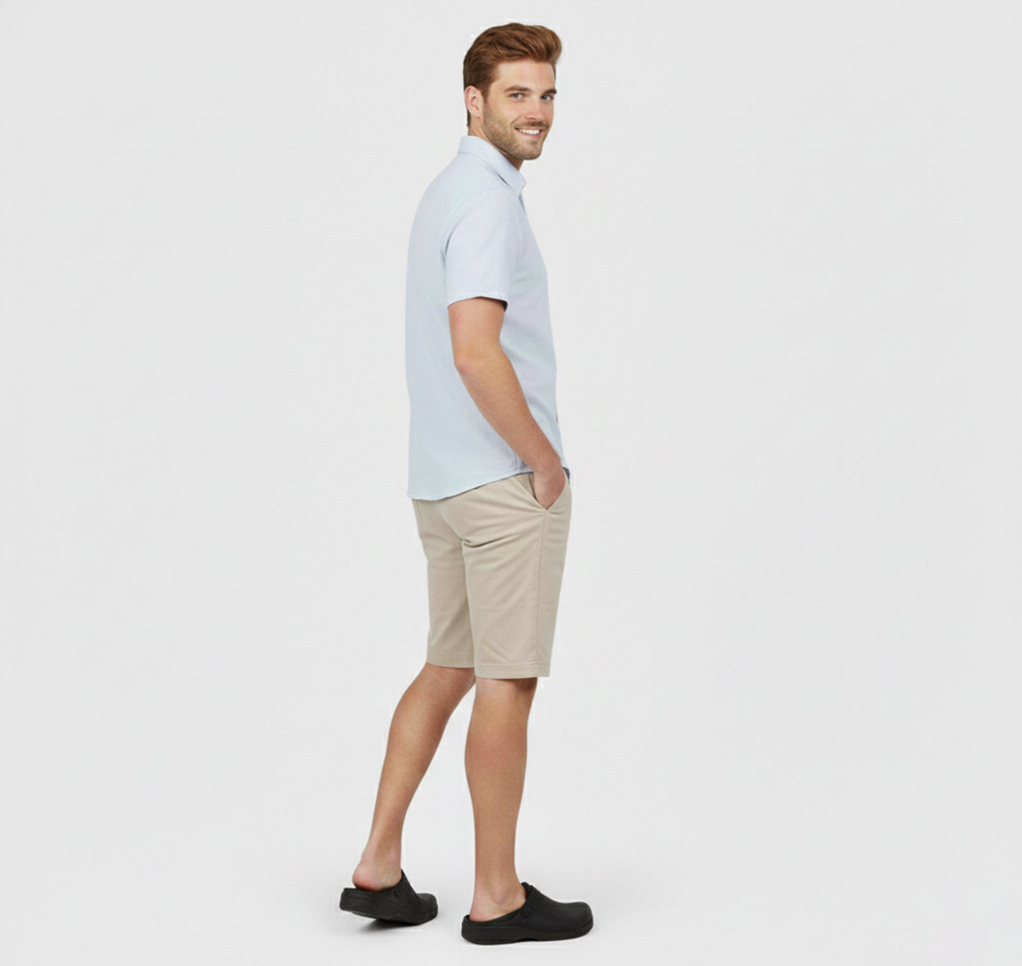 Just-Outlet | Unisex Suede Clog Sandals – Closed Toe Comfort