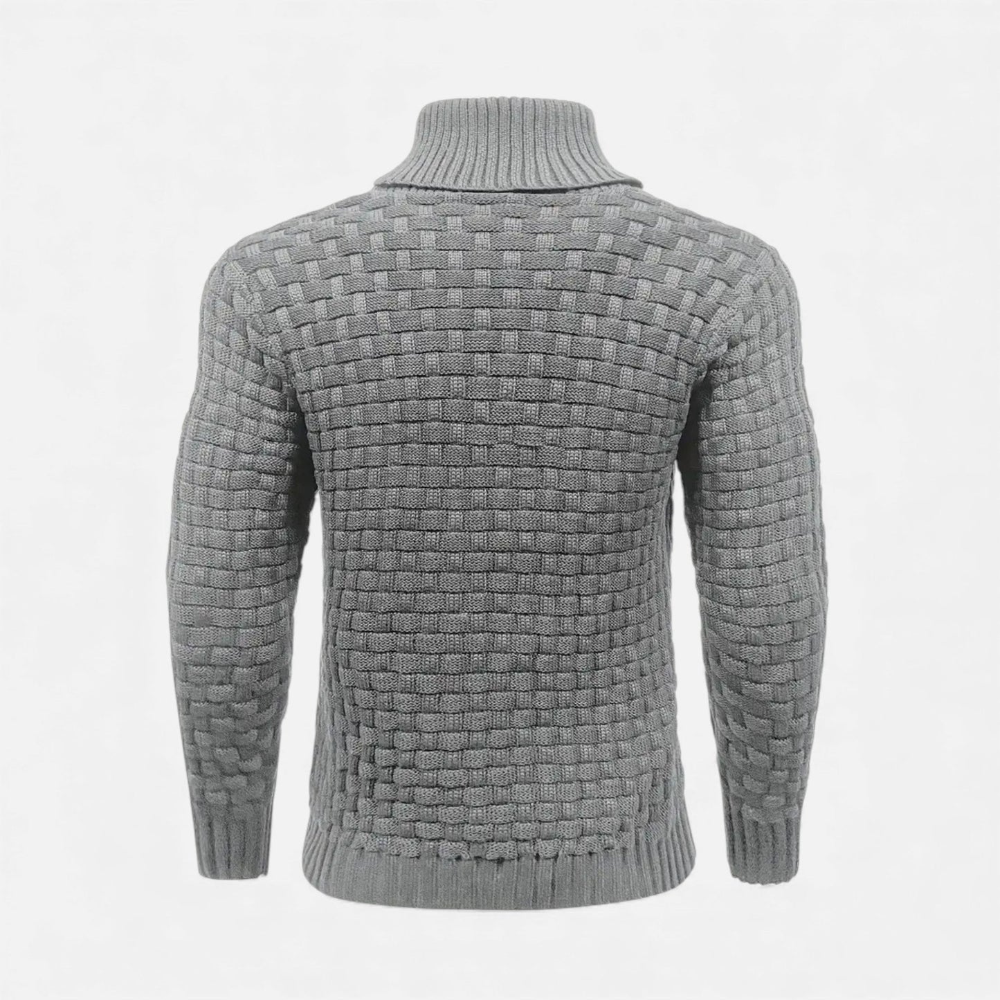 Just-Outlet | Men’s Sweater – Lapel Knit Winter Classic