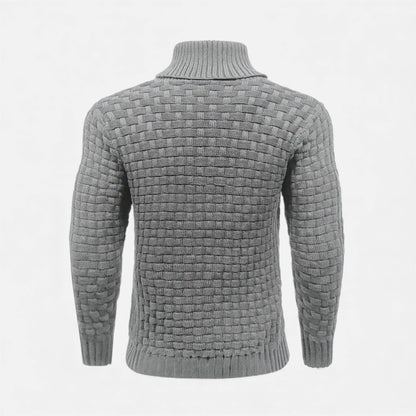 Just-Outlet | Men’s Sweater – Lapel Knit Winter Classic