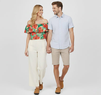 Just-Outlet | Unisex Suede Clog Sandals – Closed Toe Comfort