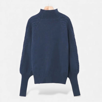 Just-Outlet | Women’s Sweater – Elegant High-Neck Knit