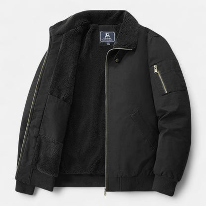 Just-Outlet | Men’s Jacket – Timeless Cotton & Lambswool