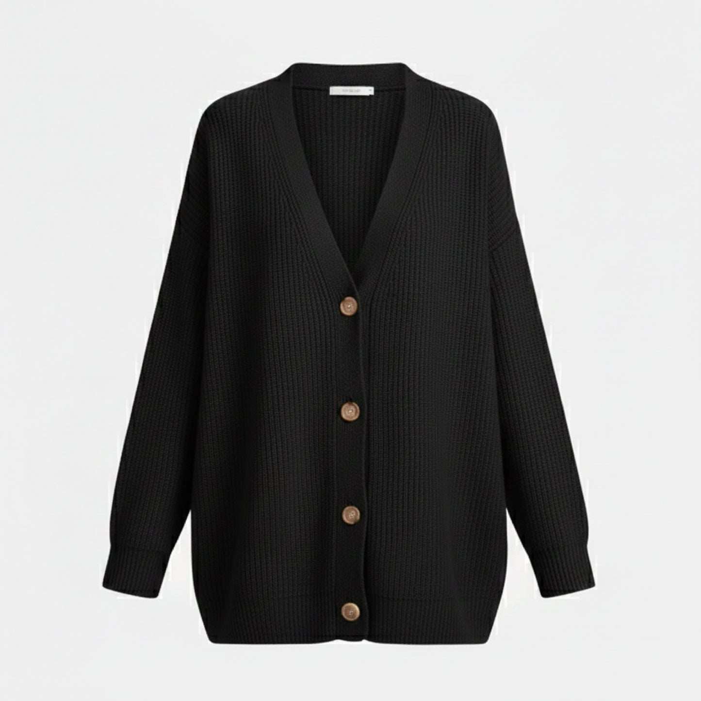 Just-Outlet | Women’s V-Neck Knit Cardigan – Sequin Casual Edition