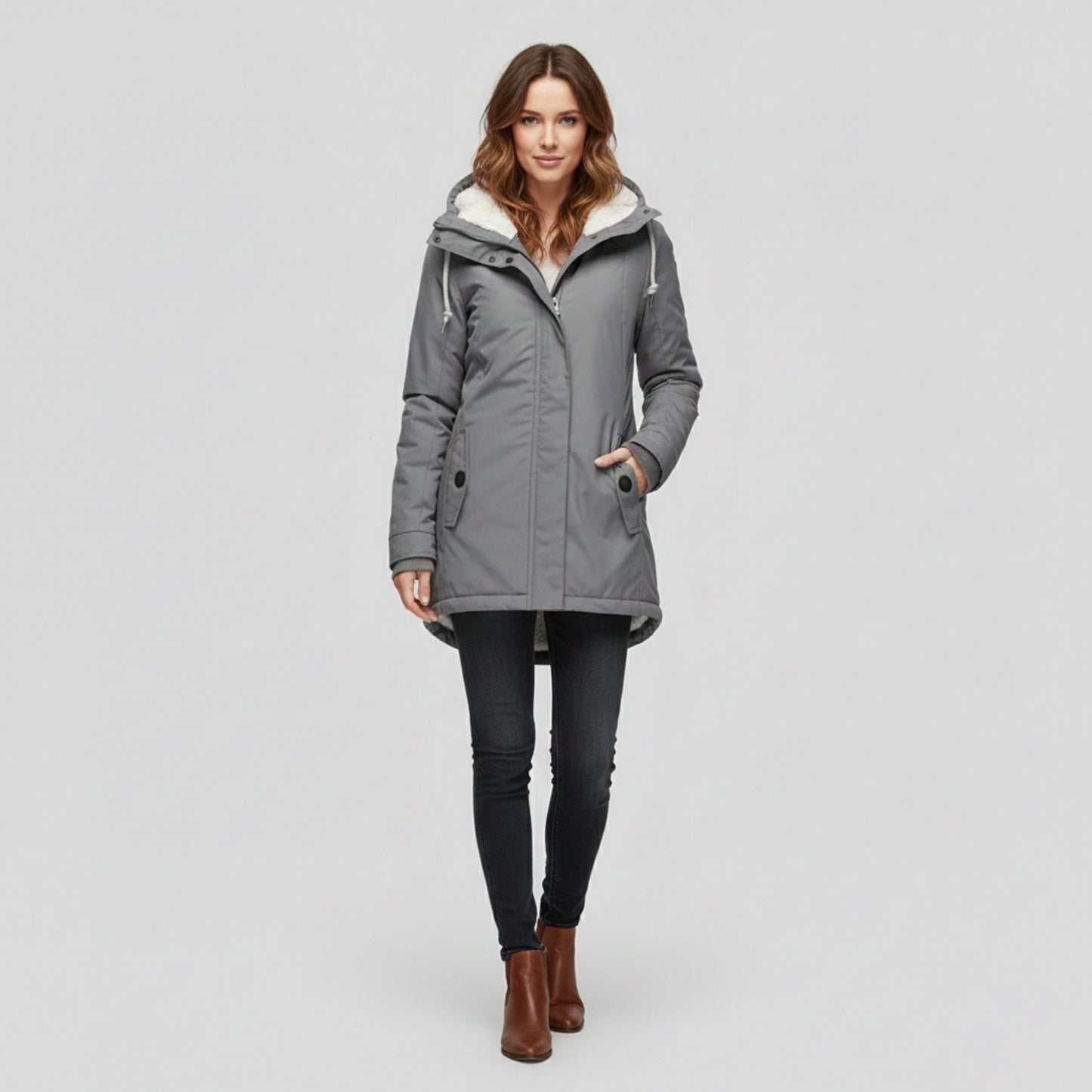 Just-Outlet | Women’s Hooded Winter Jacket – Urban Warm Edition