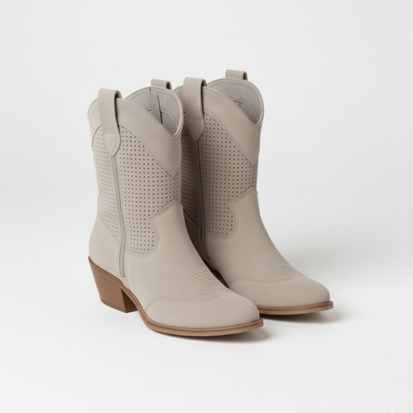 Just-Outlet | Women’s Ankle Boots – Mid-Heel Suede Edition
