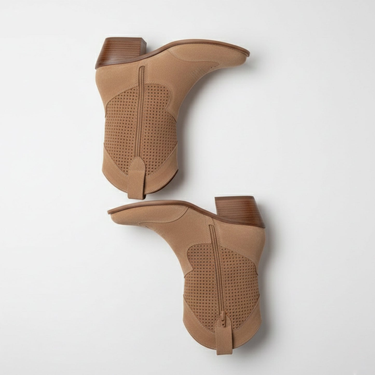 Just-Outlet | Women’s Ankle Boots – Mid-Heel Suede Edition