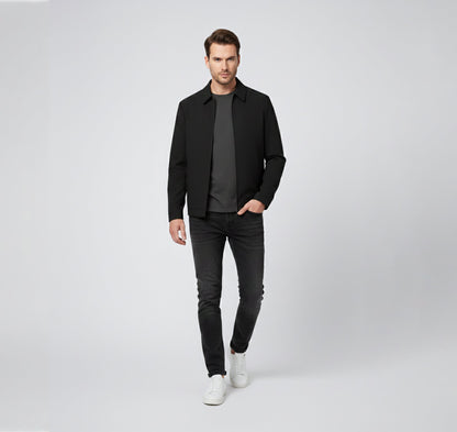 Just-Outlet | Men’s Casual Jacket – Modern Stand Collar