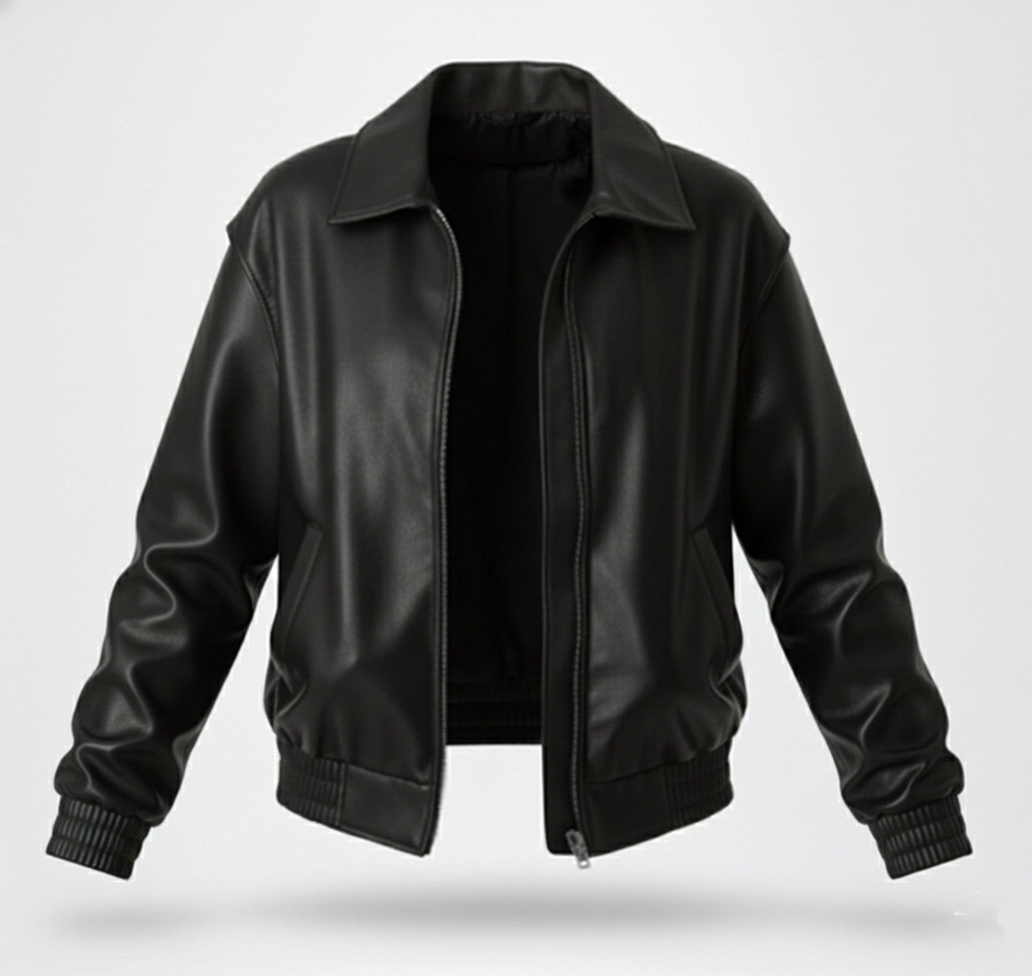 Just-Outlet | Women’s Faux-Leather Jacket – Classic Moto Edition