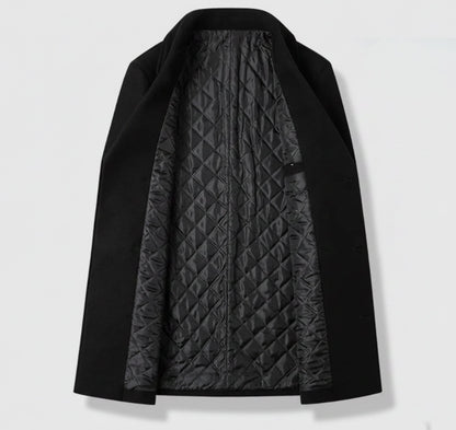 Just-Outlet | Men’s Classic Wool Coat – Modern Leisure Edition