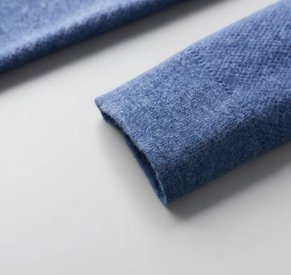 Just-Outlet | Men’s Polo Collar Knit – Warm Daily Layer