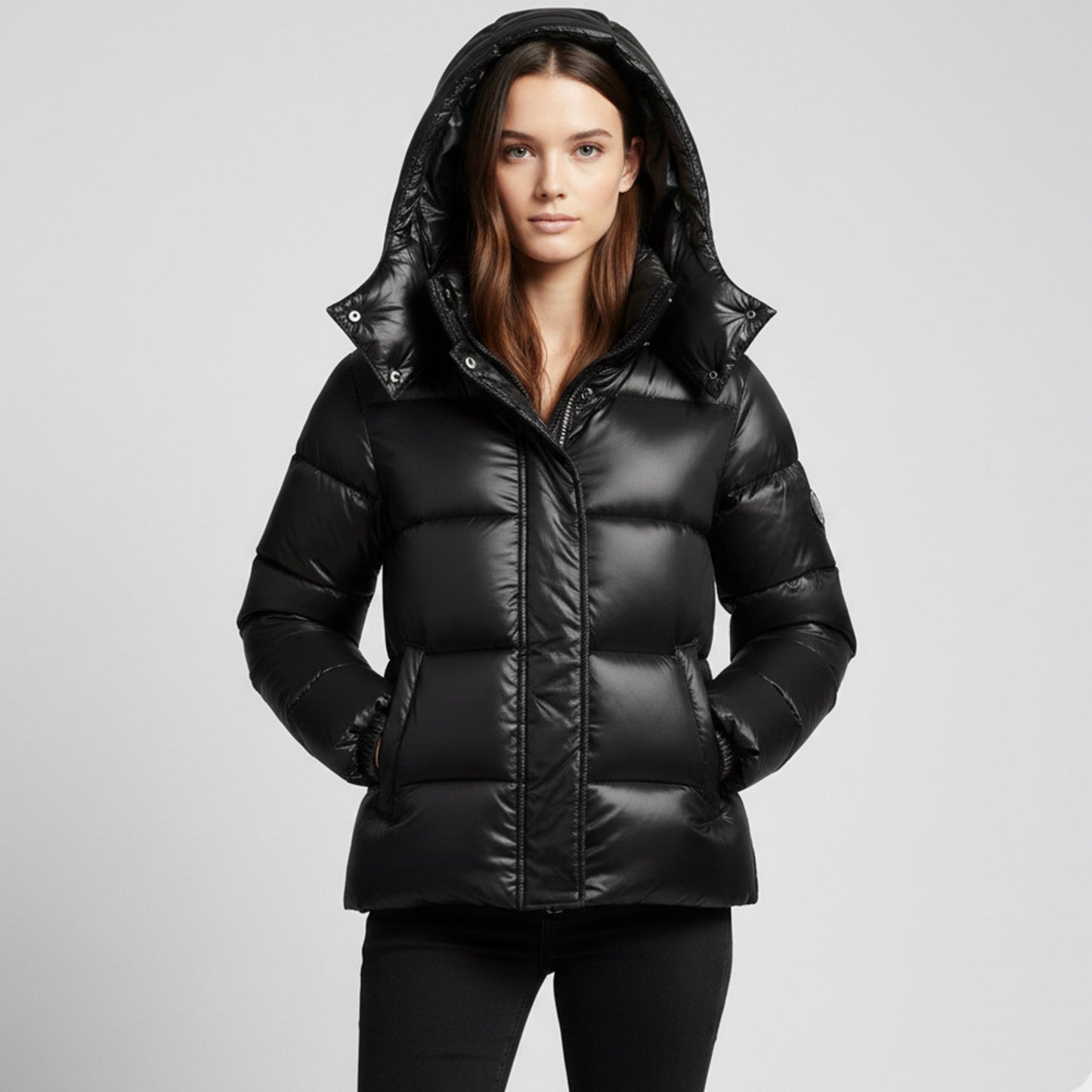 Just-Outlet | Women’s Hooded Jacket – Casual Puffer Edition
