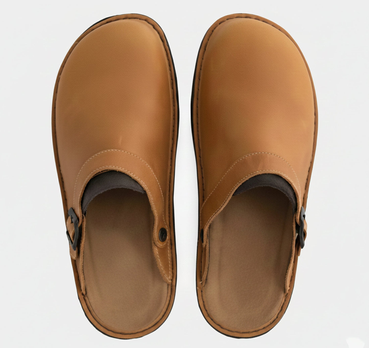 Just-Outlet | Unisex Suede Clog Sandals – Closed Toe Comfort