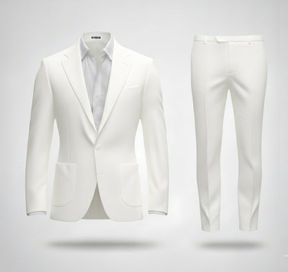 Just-Outlet | Men’s Slim Suit Set – Digital Print Comfort