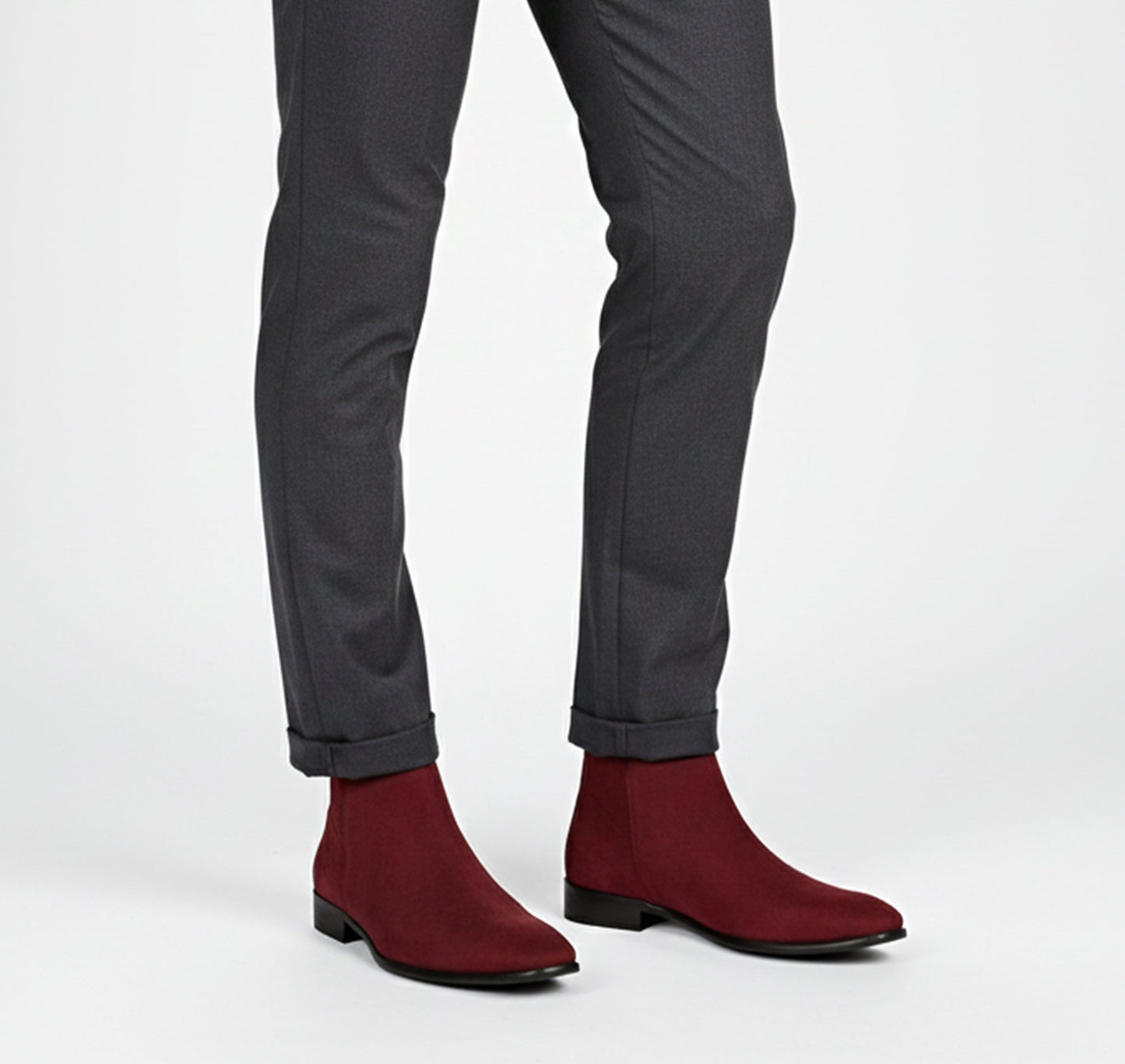 Just-Outlet | Men’s Winter Chelsea Boots – Classic Square Modernity