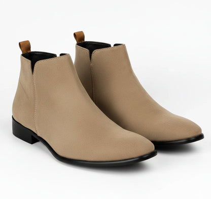 Just-Outlet | Men’s Winter Chelsea Boots – Classic Square Modernity