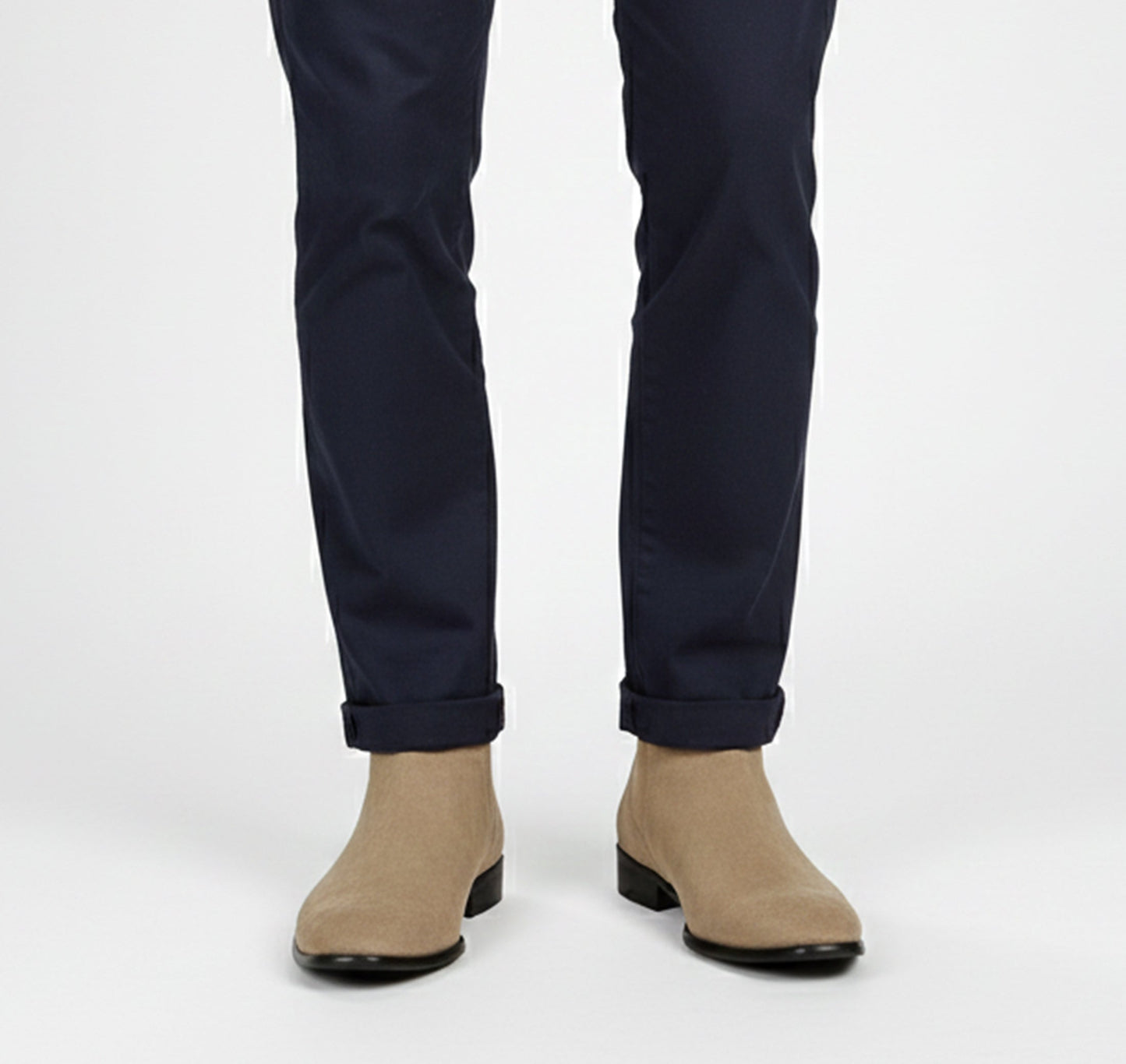 Just-Outlet | Men’s Winter Chelsea Boots – Classic Square Modernity