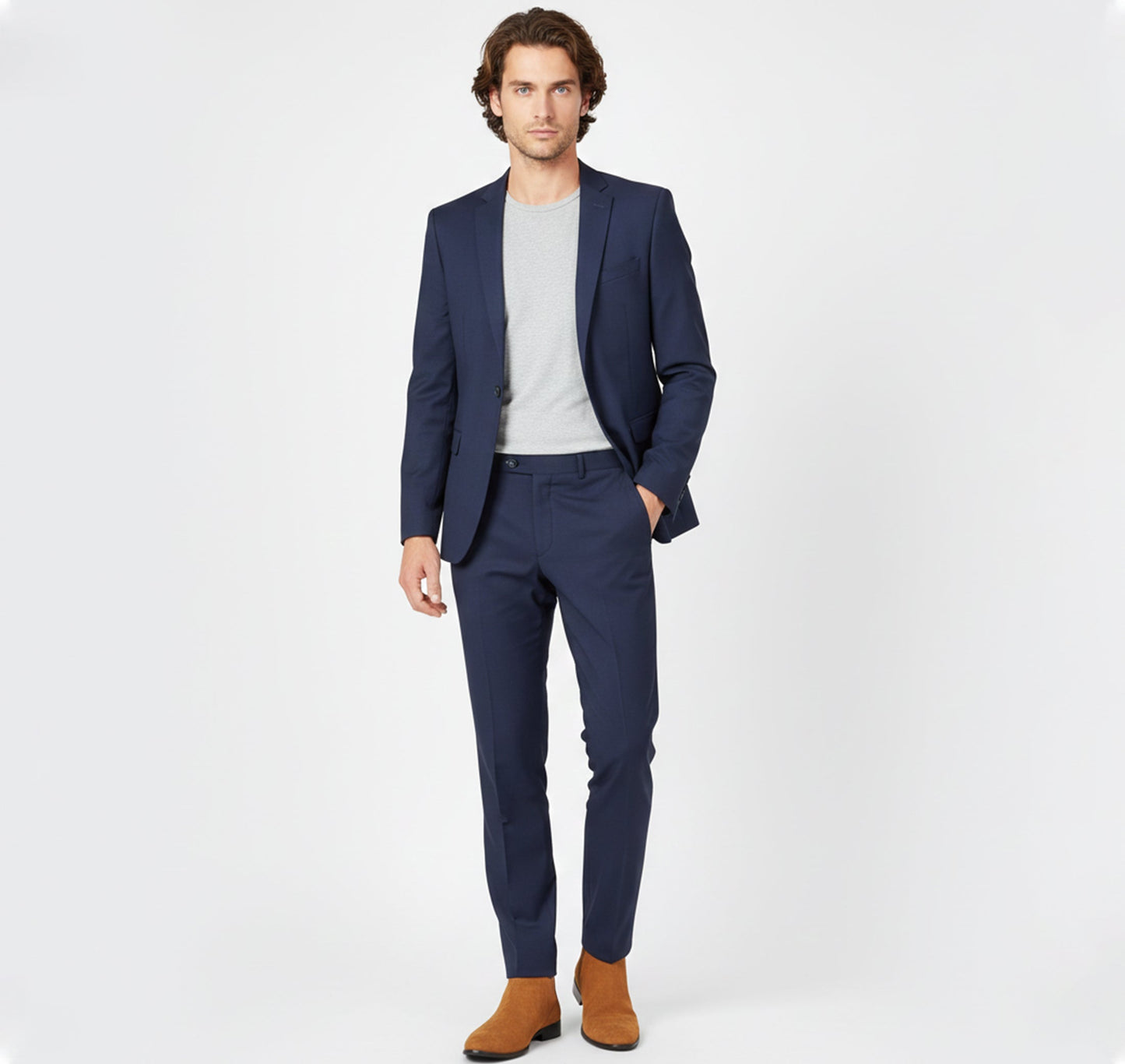 Just-Outlet | Men’s Winter Chelsea Boots – Classic Square Modernity