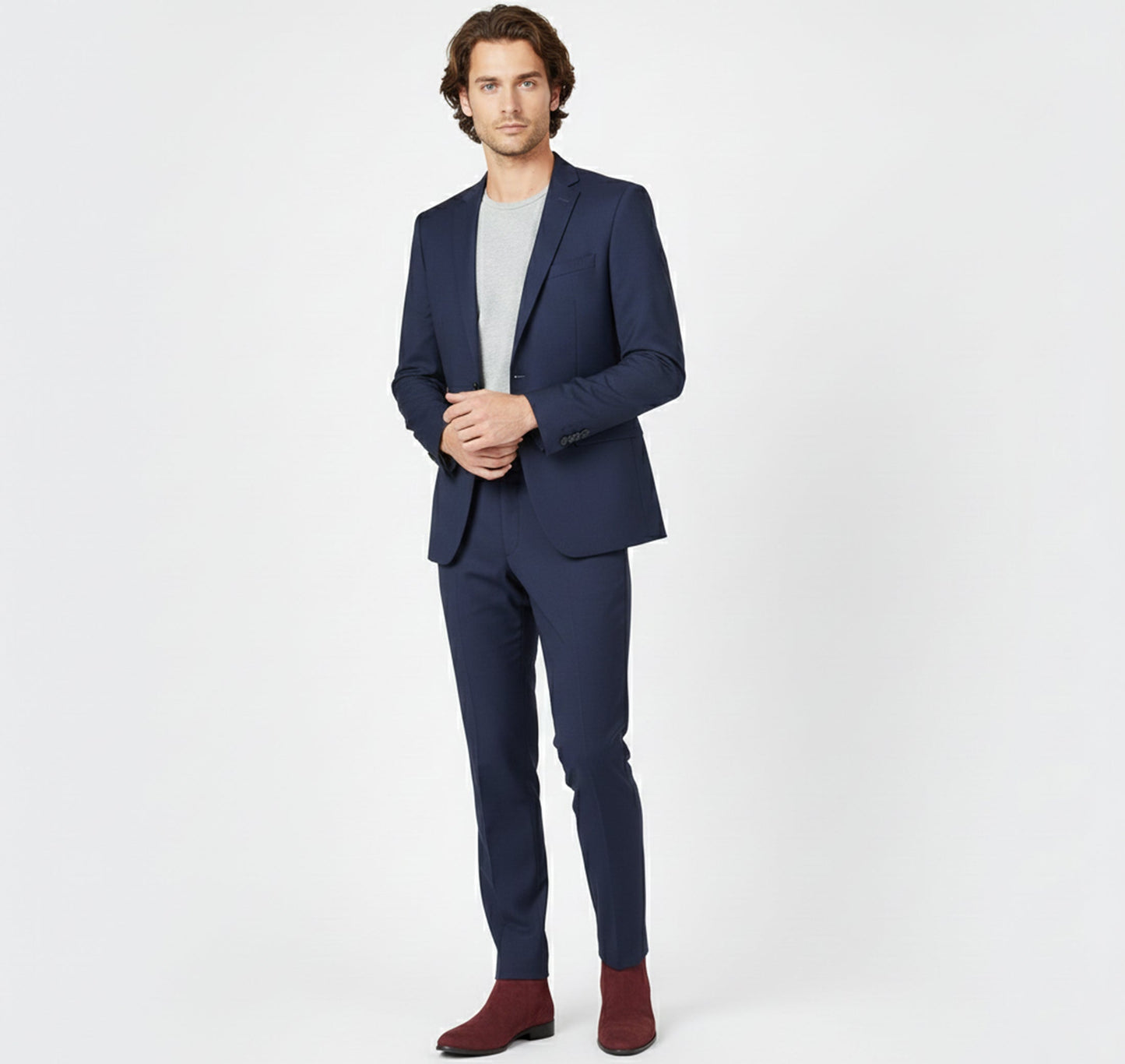 Just-Outlet | Men’s Winter Chelsea Boots – Classic Square Modernity