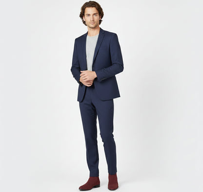 Just-Outlet | Men’s Winter Chelsea Boots – Classic Square Modernity