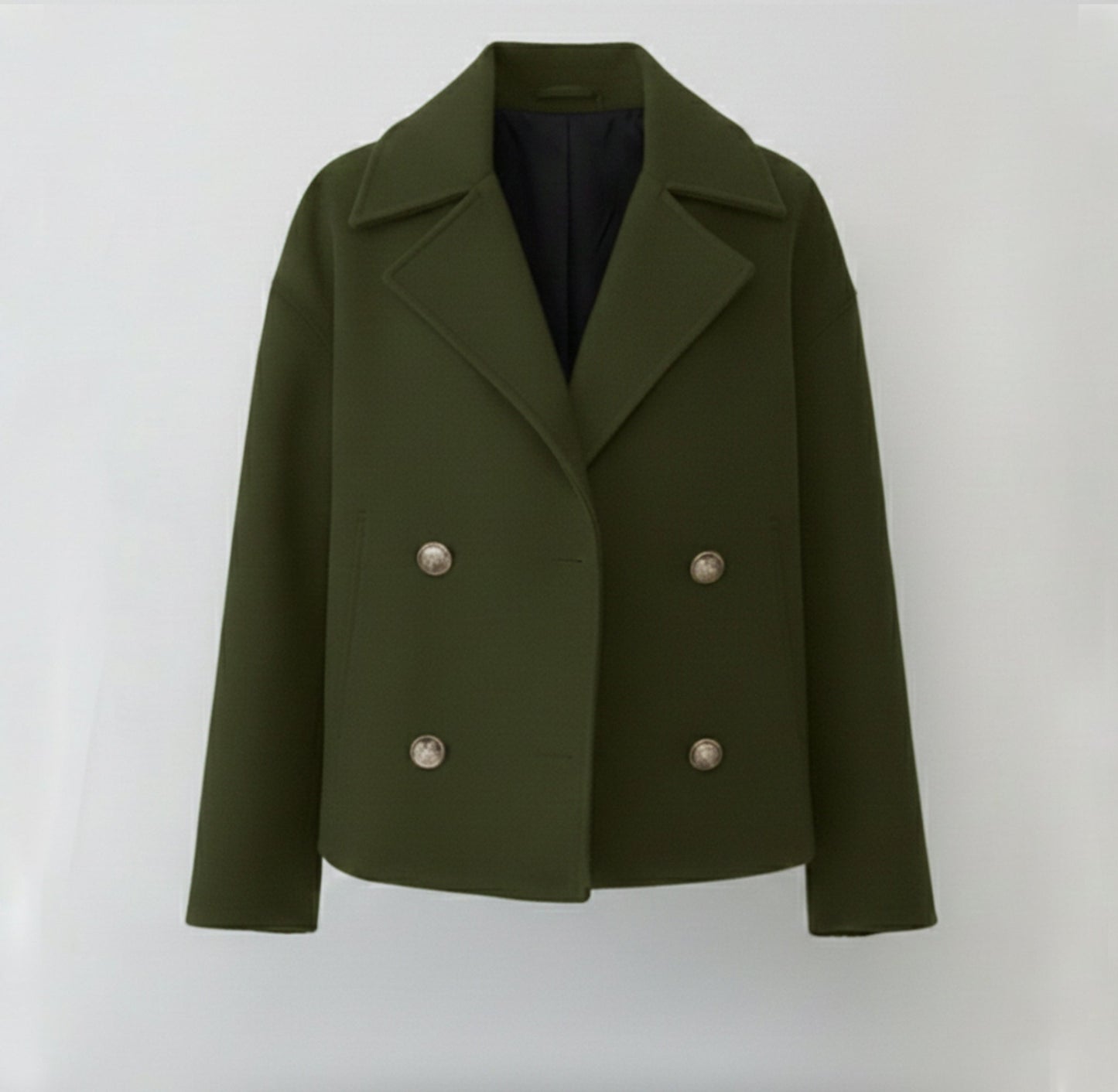 Just-Outlet | Women’s Loose-Fit Overcoat – Urban Casual Style