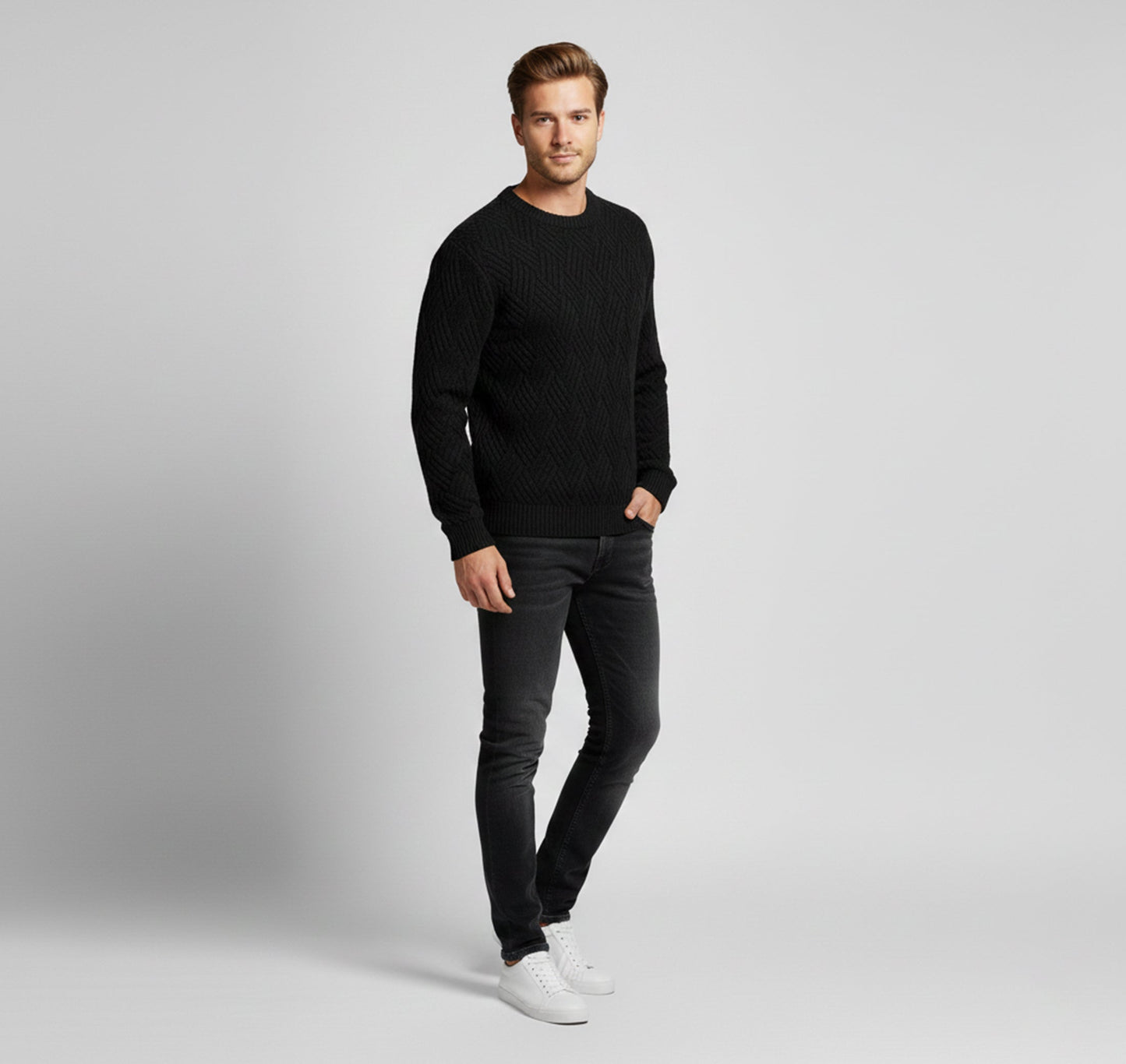Just-Outlet | Men’s Casual Pullover – Autumn Relaxed Fit