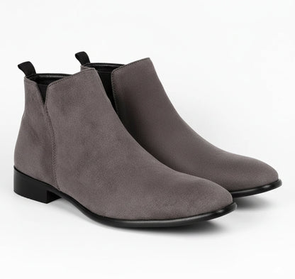 Just-Outlet | Men’s Winter Chelsea Boots – Classic Square Modernity