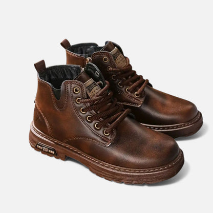 Just-Outlet | Men’s Vintage Boots – Classic Short Lace-Up