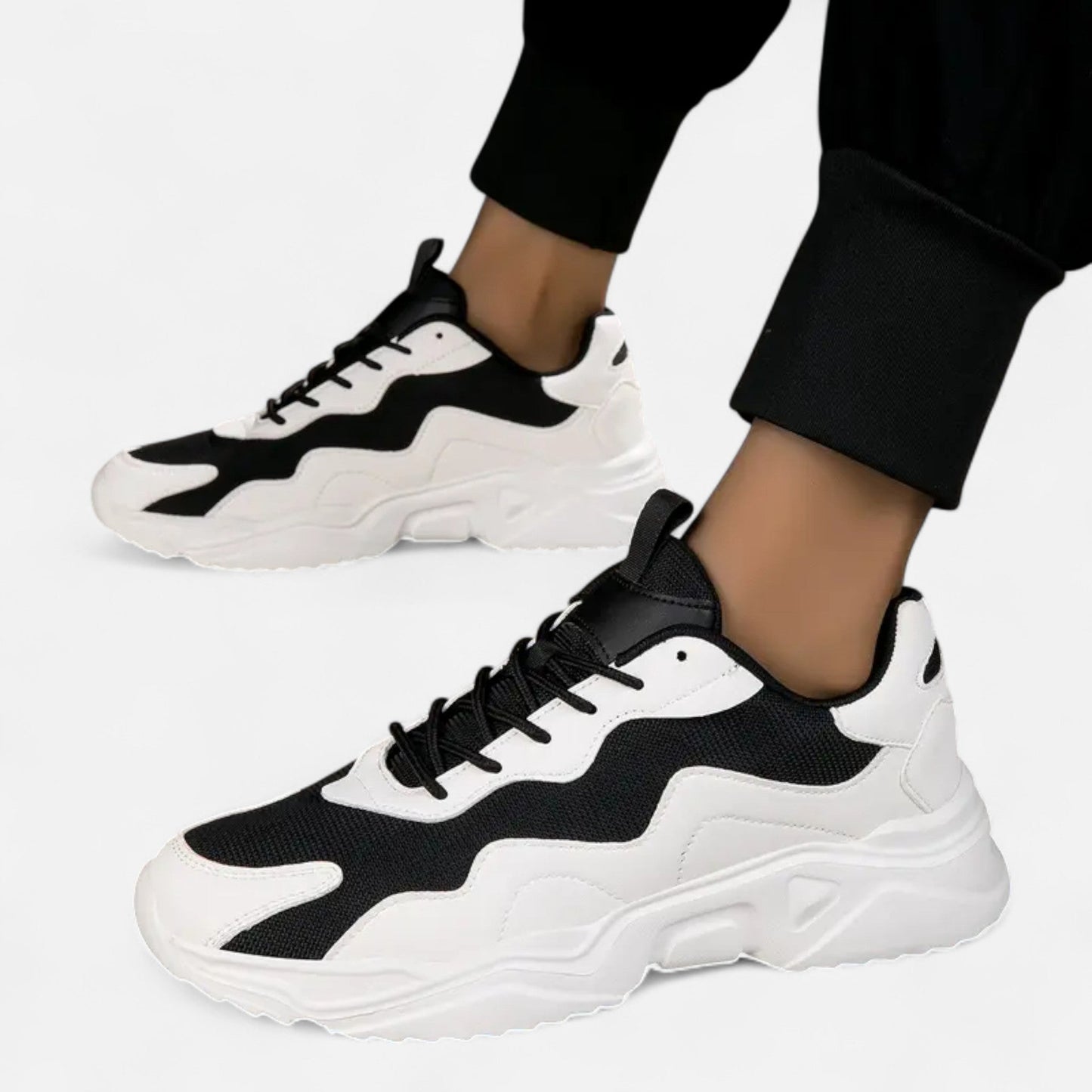 Just-Outlet | Men’s Chunky Sneakers – Heritage Casual Comfort