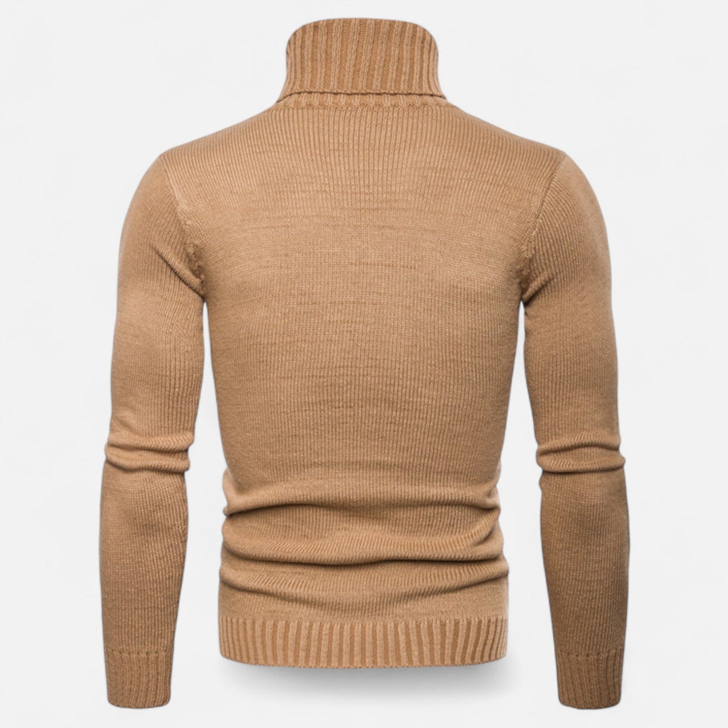 Just-Outlet | Men’s Turtleneck Sweater – Heritage Jacquard Knit