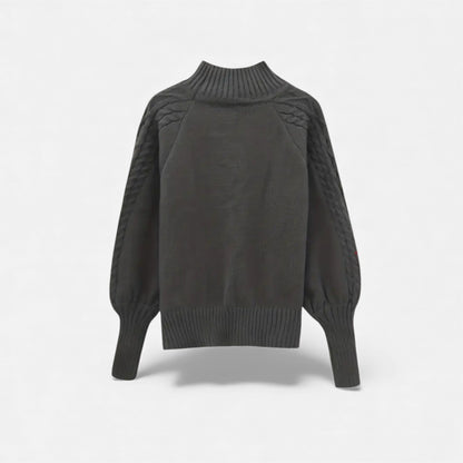 Just-Outlet | Women’s Sweater – Elegant High-Neck Knit