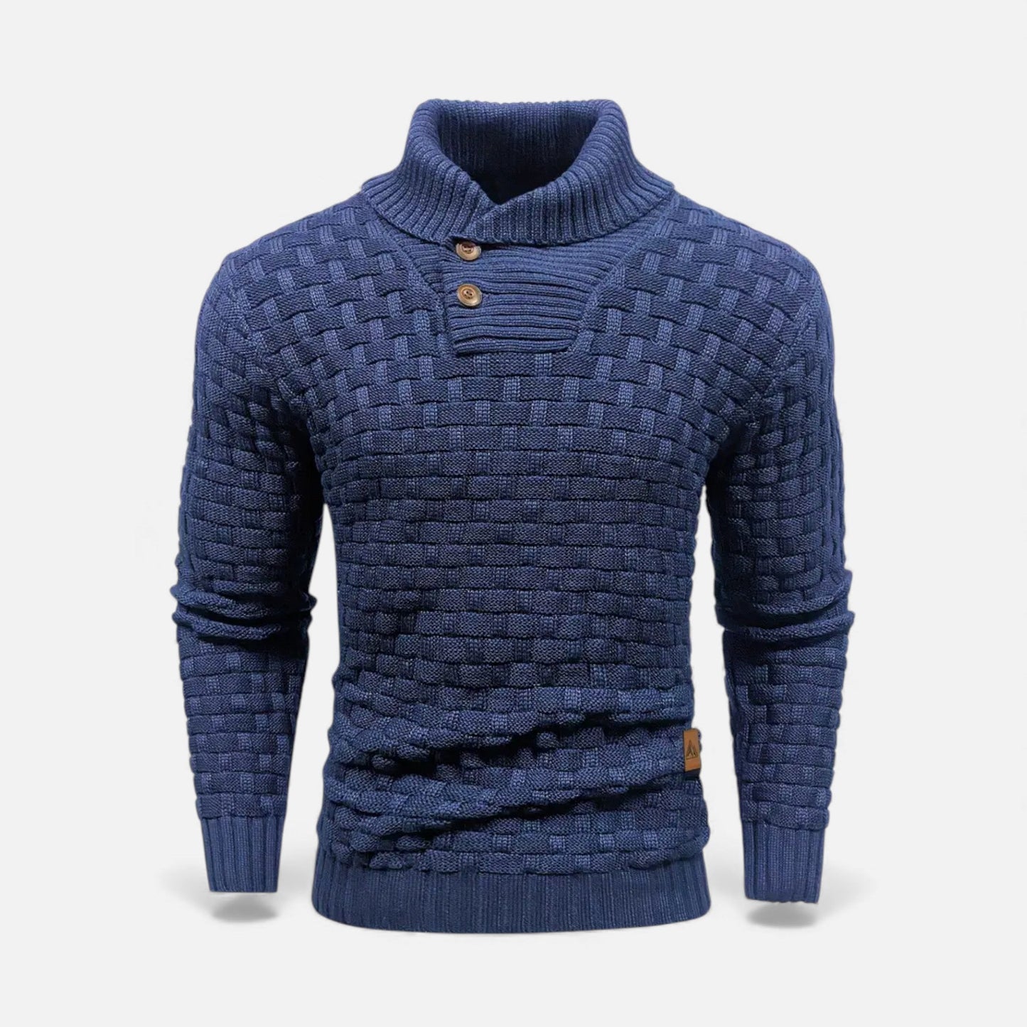 Just-Outlet | Men’s Sweater – Lapel Knit Winter Classic