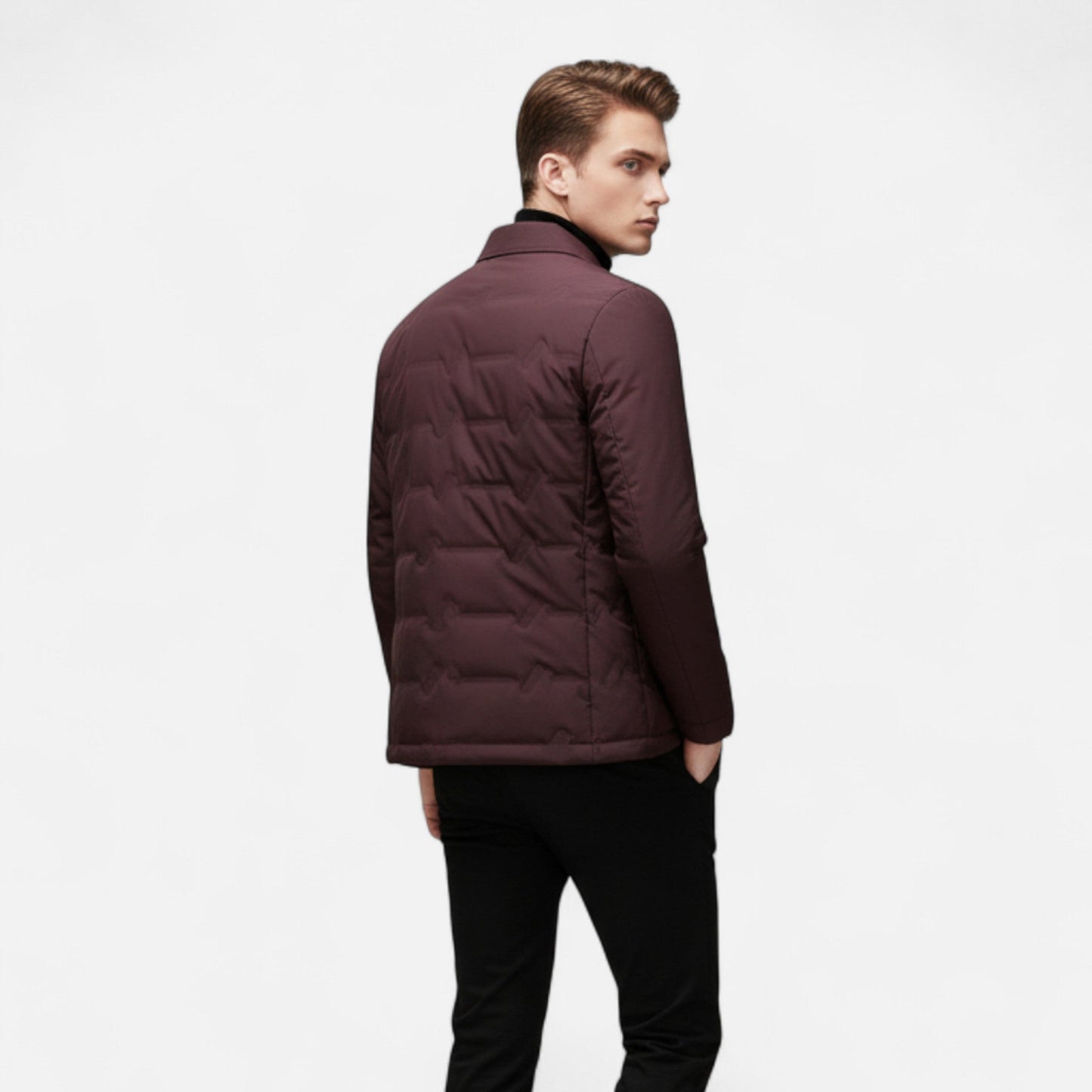 Just-Outlet | Men’s Lightweight Puffer – Classic Winter Elegance