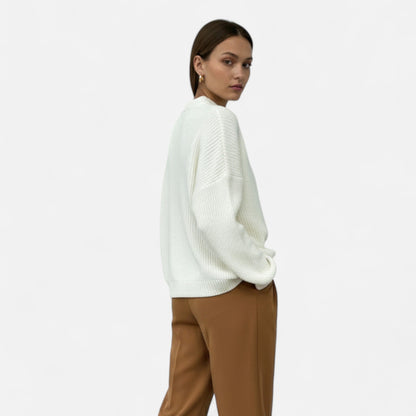 Just-Outlet | Women’s Knitted Sweater – Classic Everyday Style