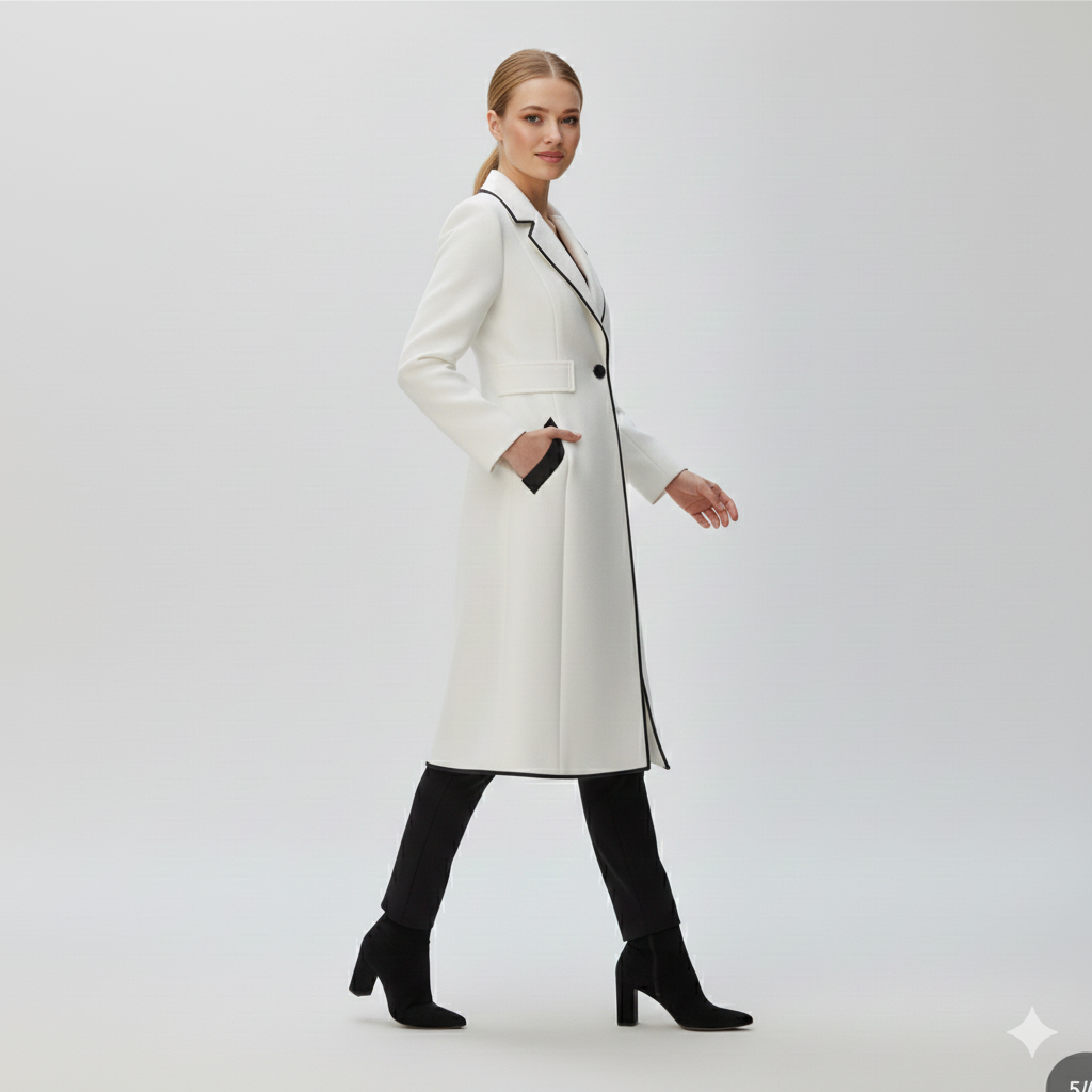 Just-Outlet | Women’s Suit Jacket – Spliced Elegant Cut