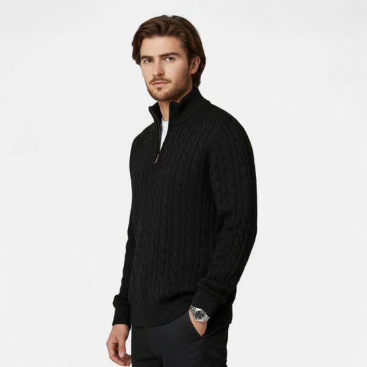 Just-Outlet | Men’s Turtleneck Sweater – Heritage Warm Knit