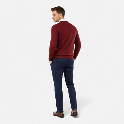 Just-Outlet | Men’s Sweater – Elegant Knitted Heritage Style