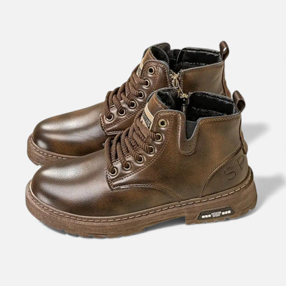 Just-Outlet | Men’s Vintage Boots – Classic Short Lace-Up