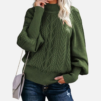 Just-Outlet | Women’s Sweater – Elegant High-Neck Knit