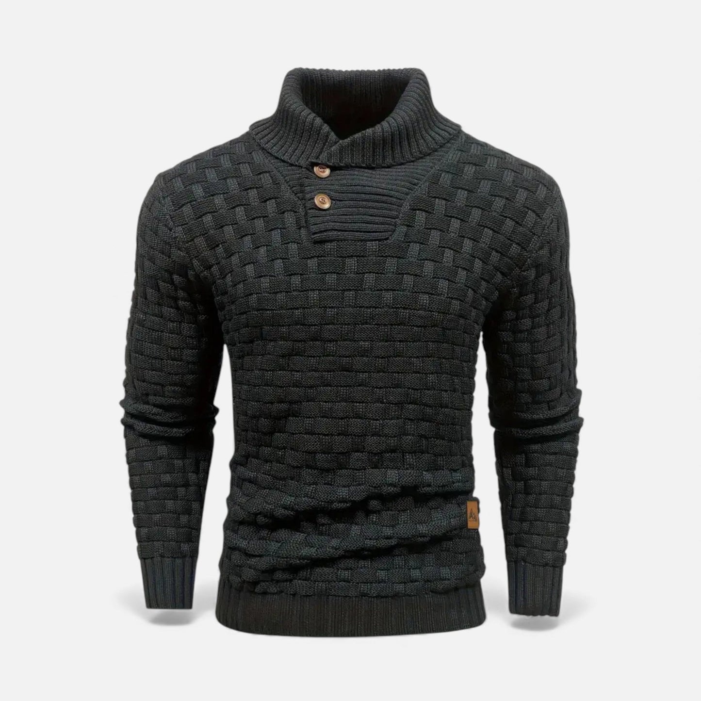 Just-Outlet | Men’s Sweater – Lapel Knit Winter Classic