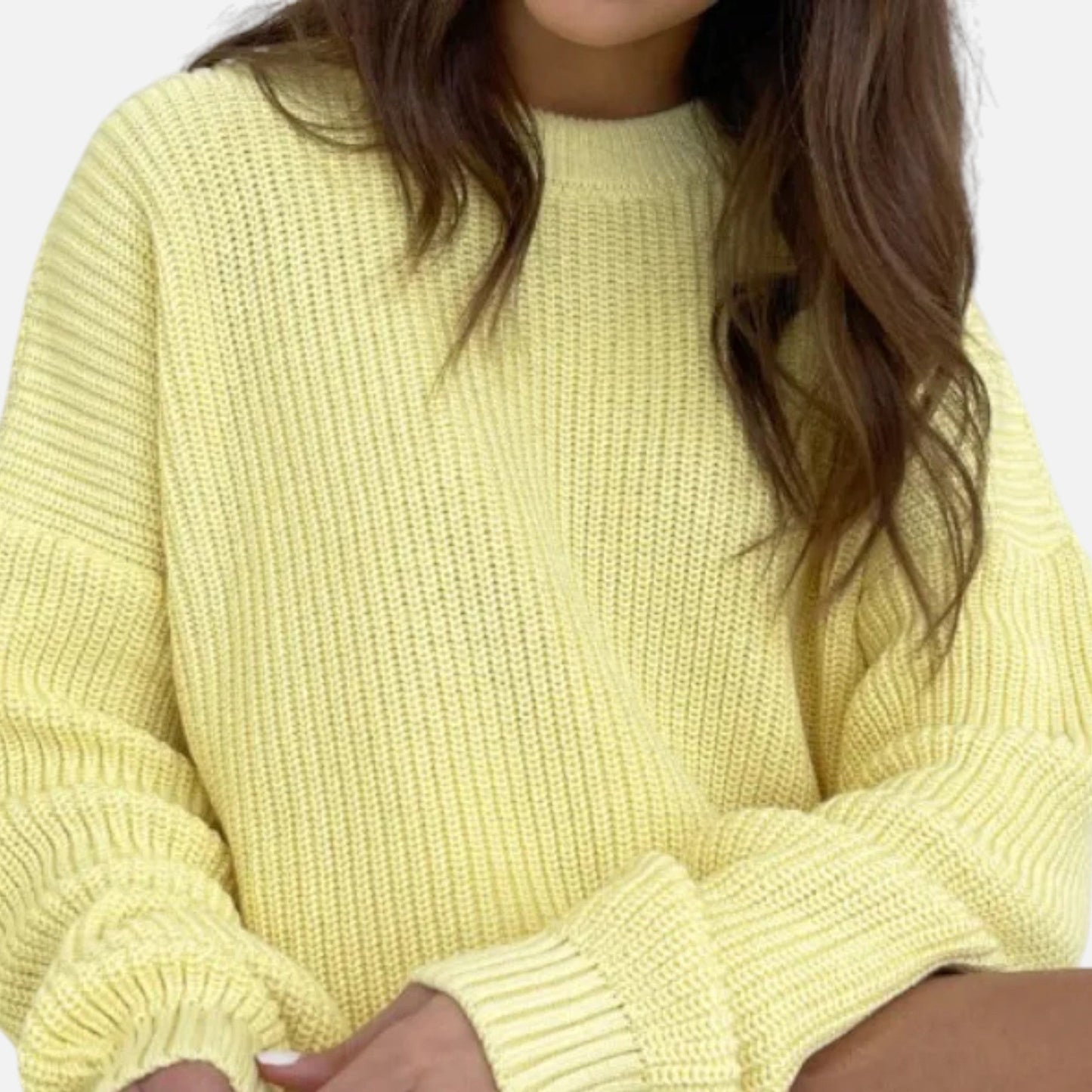 Just-Outlet | Women’s Knitted Sweater – Classic Everyday Style