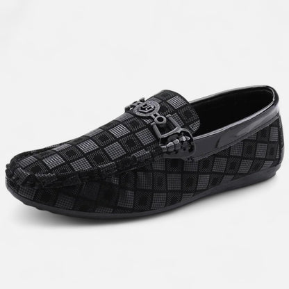 Just-Outlet | Men’s Loafers – Plaid Heritage Breathable Style
