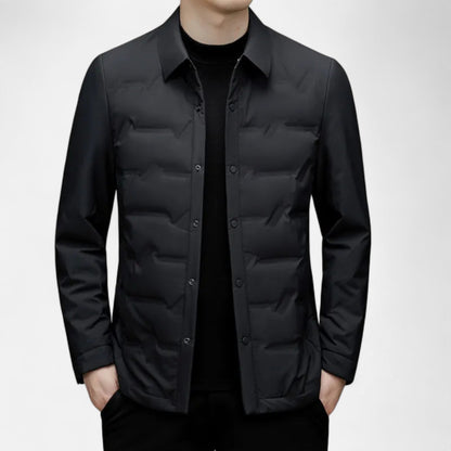 Just-Outlet | Men’s Lightweight Puffer – Classic Winter Elegance
