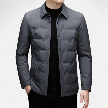 Just-Outlet | Men’s Lightweight Puffer – Classic Winter Elegance
