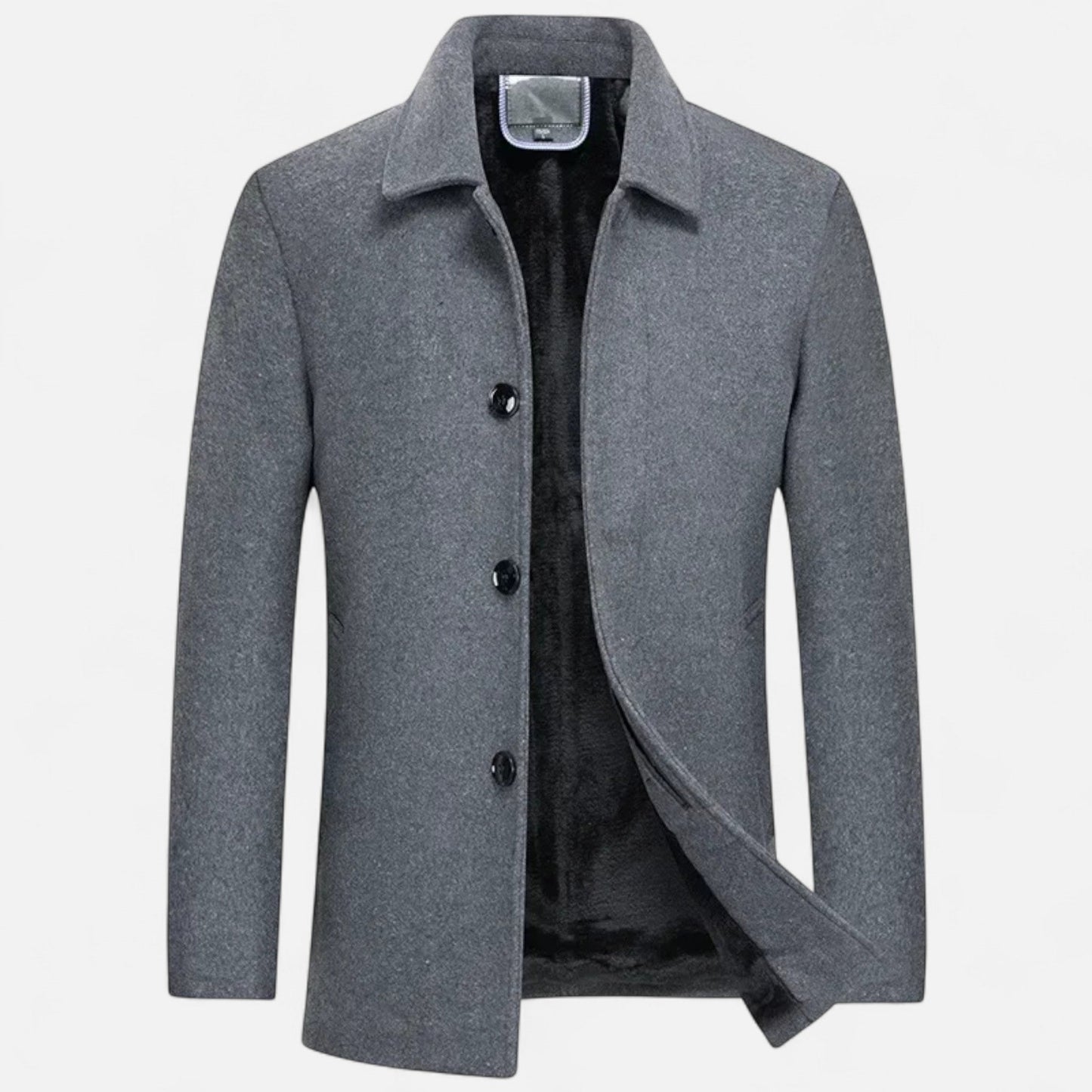 Just-Outlet | Men’s Wool Coat – Classic Winter Elegance