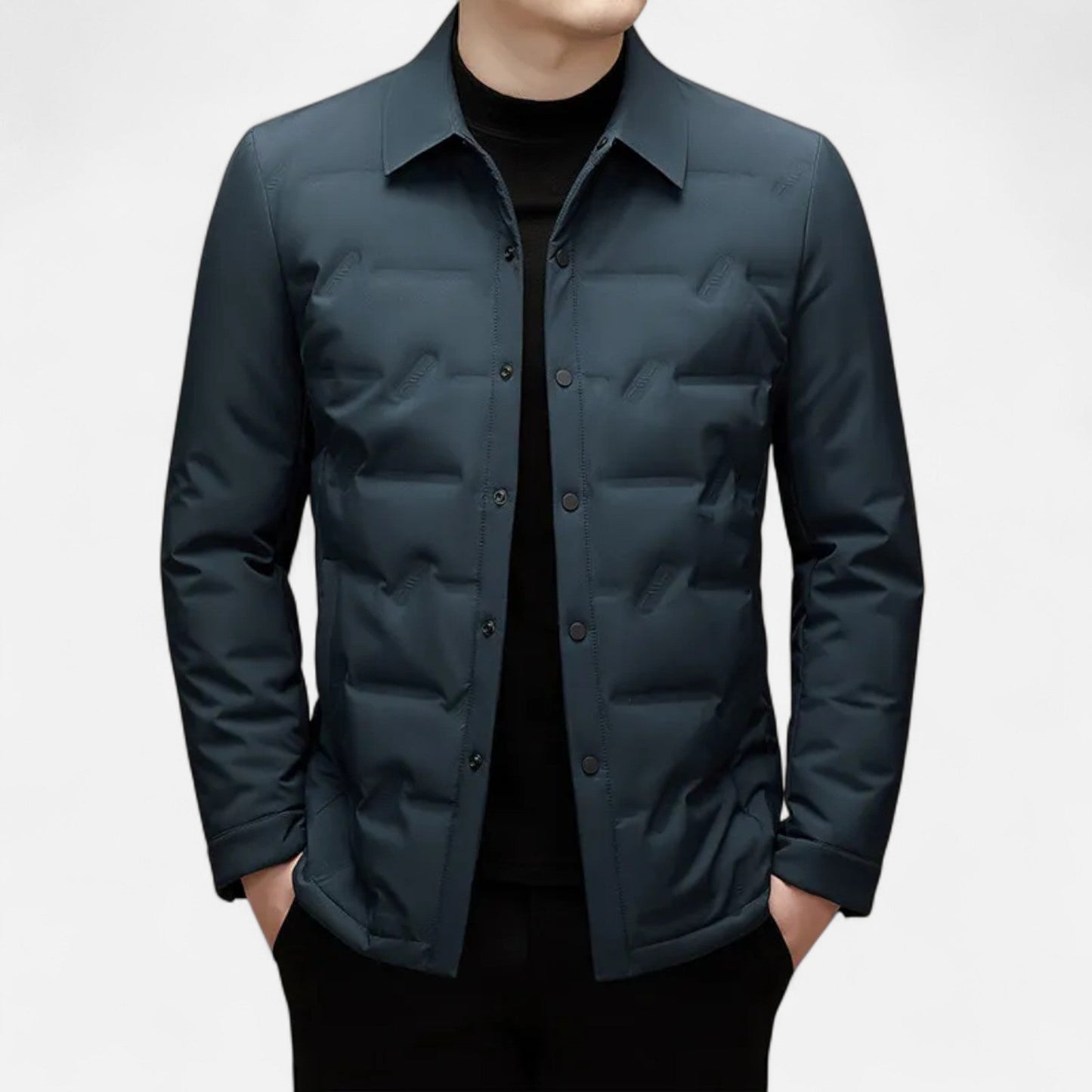 Just-Outlet | Men’s Lightweight Puffer – Classic Winter Elegance