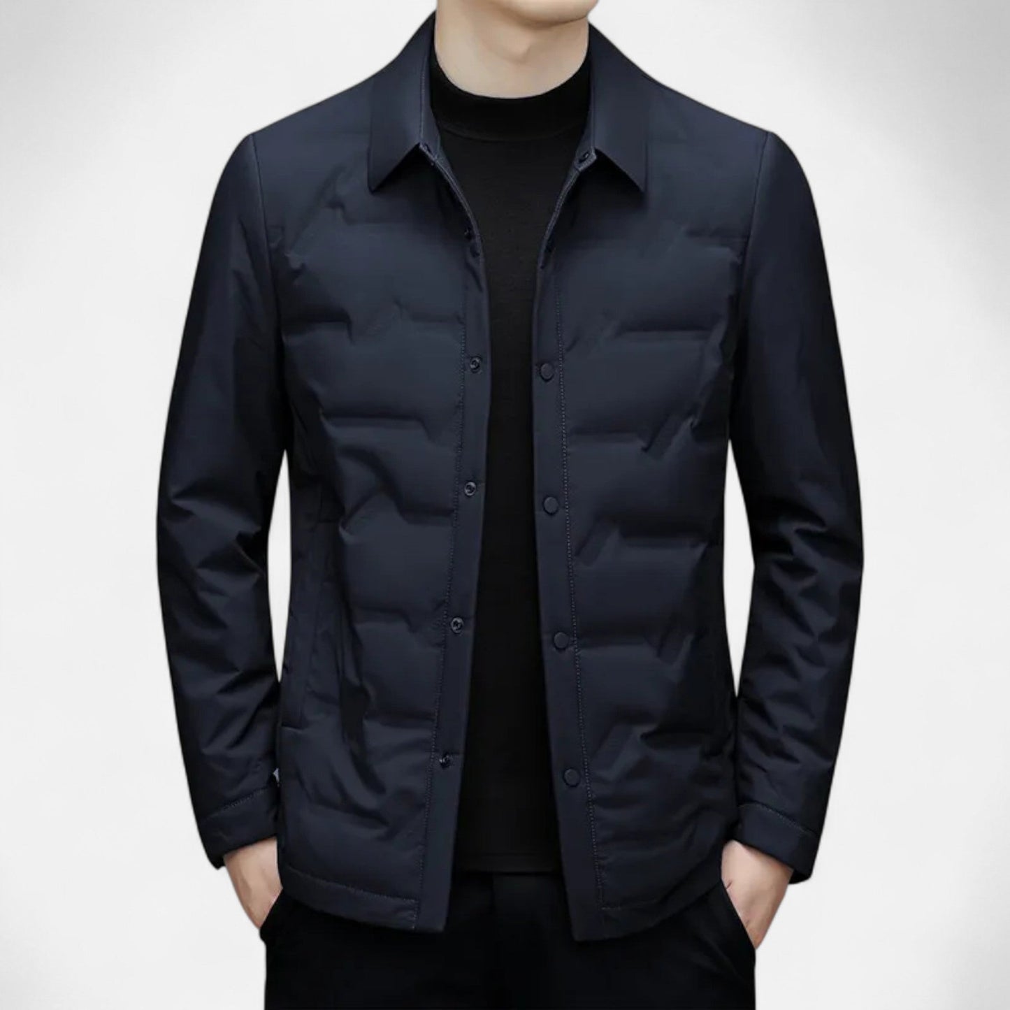 Just-Outlet | Men’s Lightweight Puffer – Classic Winter Elegance