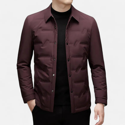 Just-Outlet | Men’s Lightweight Puffer – Classic Winter Elegance